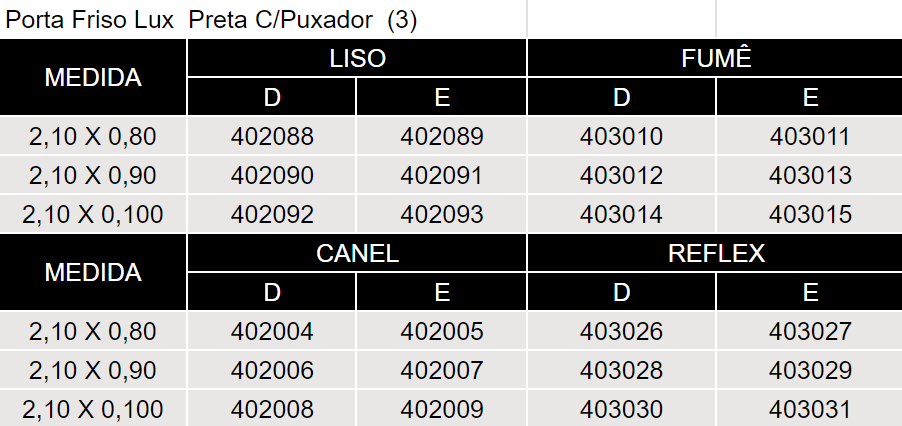 Porta Friso Lux Preta Com Puxador (3)